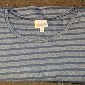 Lularoe Blue Striped XS Irma.
